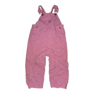 Carhartt Pink Kids Overalls 24months